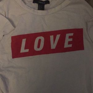 "Love" Crop Top